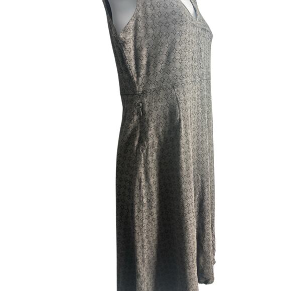 TOAD&CO Tencel Lyocell Geo Print A-Line Dress S - Picture 4 of 7